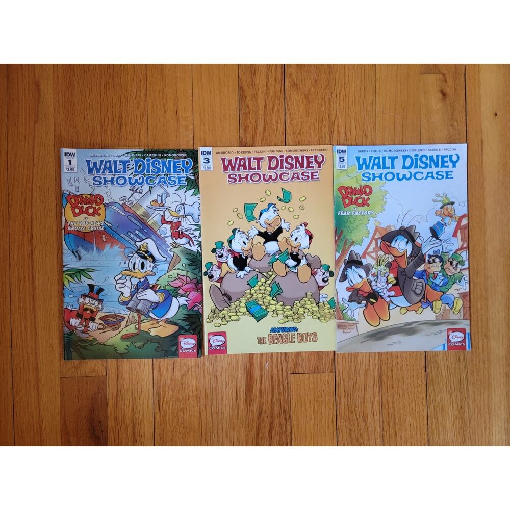 Walt Disney Showcase #1, 3, 5 Comics